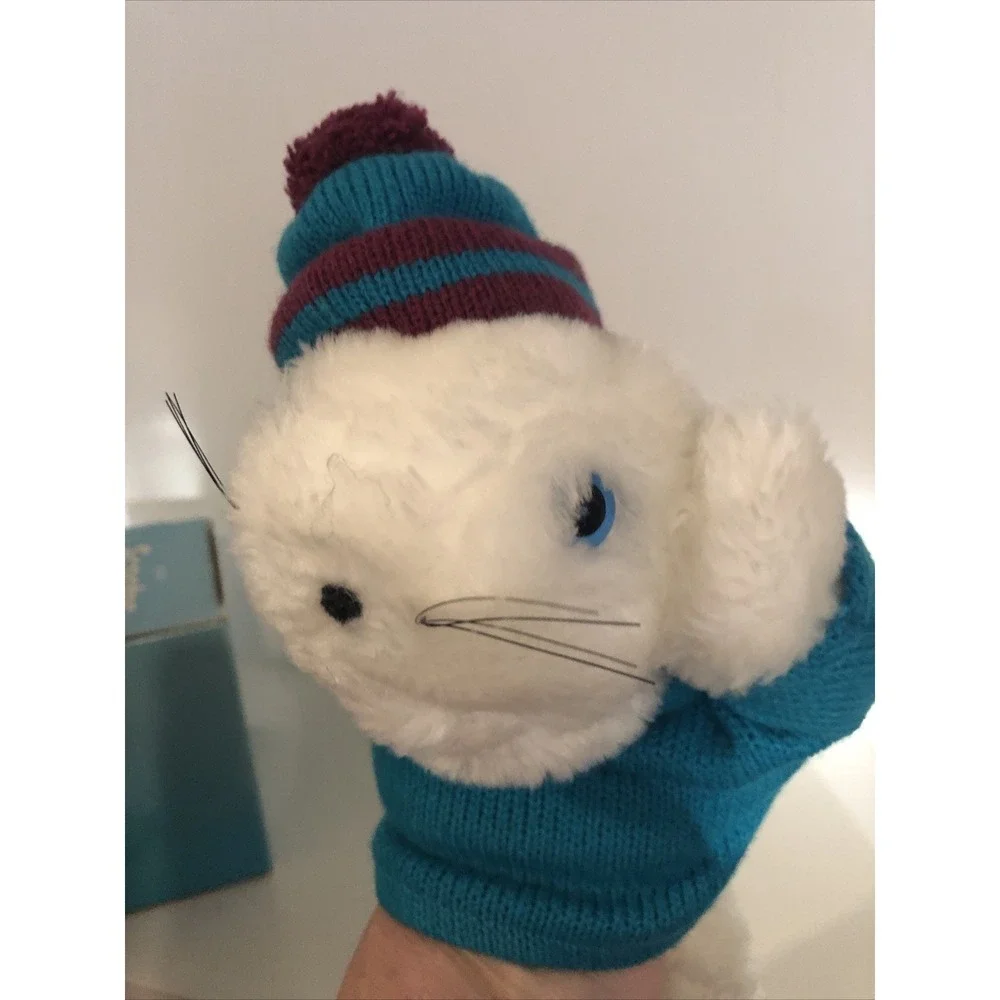 AVON BABY SEAL SCOOTER PLUSH STUFFED HAND PUPPET FULL‎ BODY W/box Vintage